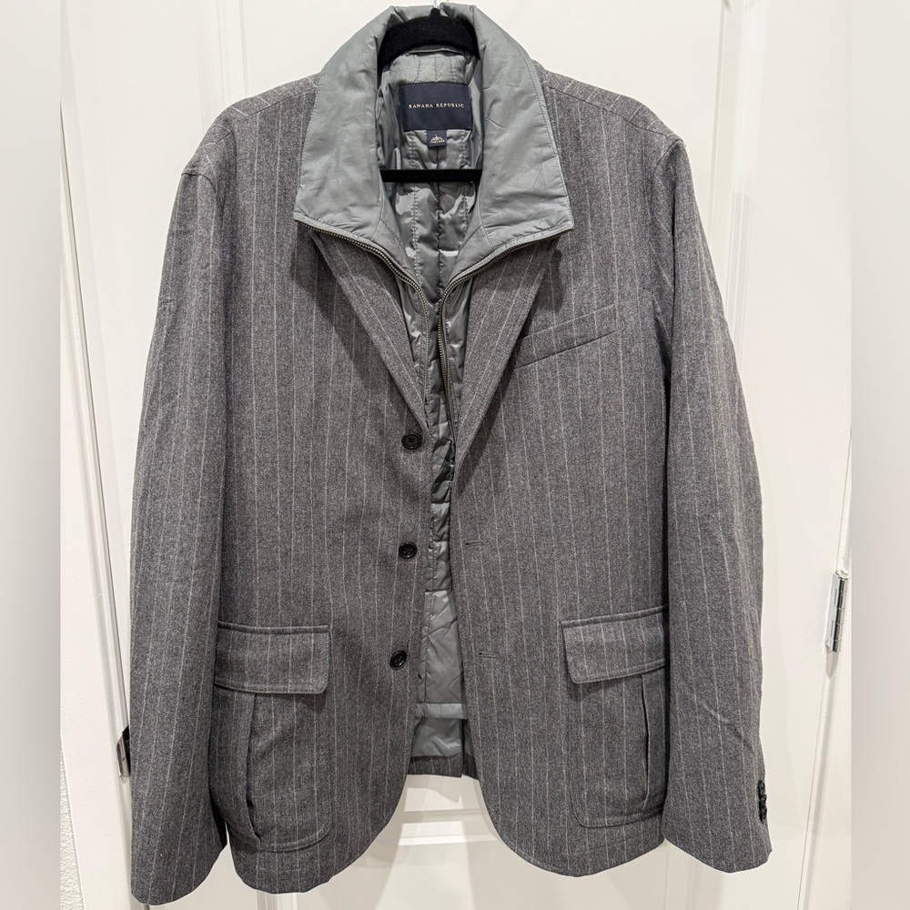 Banana Republic Men’s Blazer-Style Jacket w/Liner